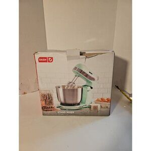 Electric Dash Compact Stand Mixer DCSM250PB By Intertek 6-Speed Reg. & Dough Hk